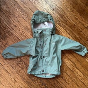 Kuling Rain Jacket - 74/80 CM - 18M-2T - Green - Perfect Condition